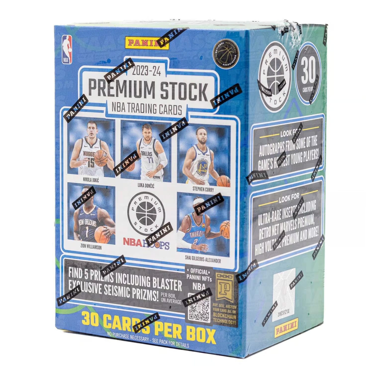 2023/24 Panini NBA Hoops Premium Stock Basketball Blaster Box 
