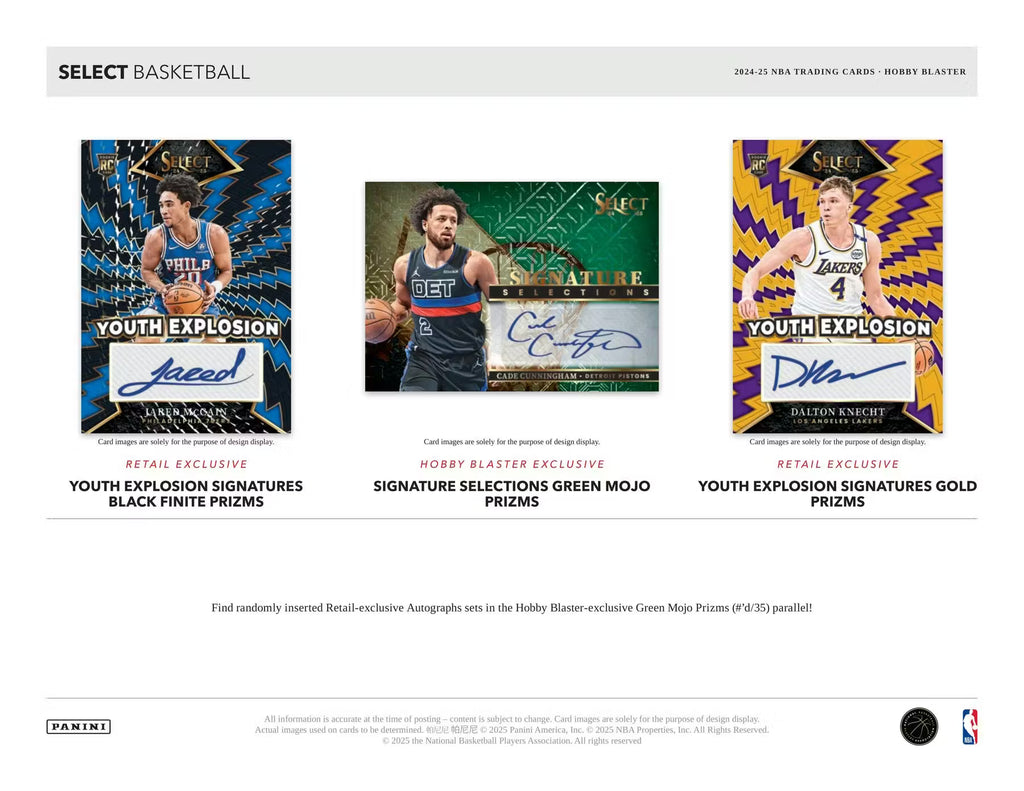 2024/25 Panini Select Basketball Hobby Blaster Box