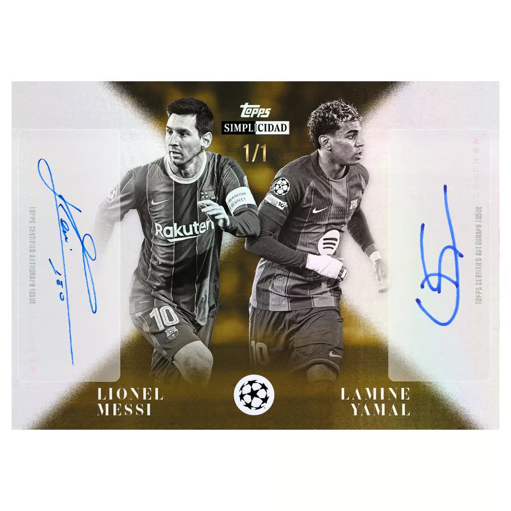 2025/26 Topps Simplicidad UEFA Club Competitions Football Hobby Box