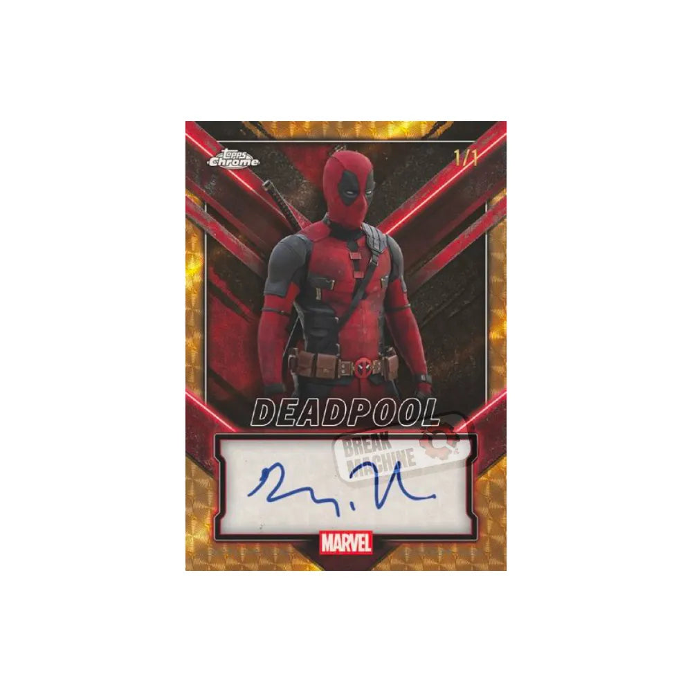 Topps Marvel Deadpool Chrome 2025 - Value Box